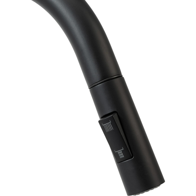 Смеситель для кухни Rea Fresh Black Matt REA-B9147 (черный матовый, с выдвижной лейкой), фото 5