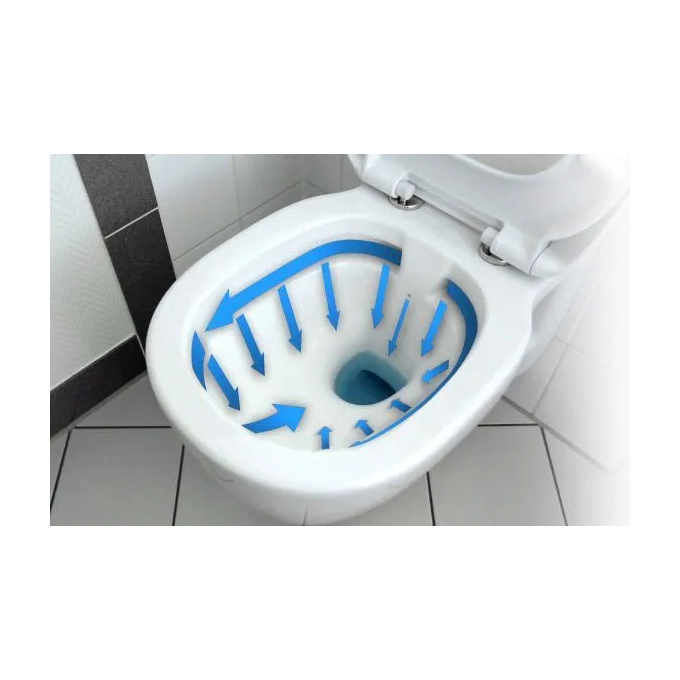 Безобідковий підвісний унітаз Rea Carlo Mini Flat Gold/Black REA-C8990 (з сидінням Soft-Close, золотий/чорний глянсовий), Колір виробника: золото, чорний глянець, фото , изображение 5