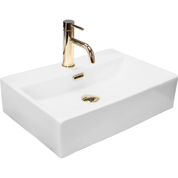 Умивальник Rea Bonita G REA-U5521 (51x36 см, накладний/підвісний), фото 