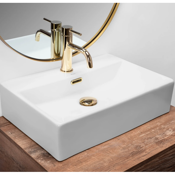 Умивальник Rea Bonita G REA-U5521 (51x36 см, накладний/підвісний), фото , изображение 2