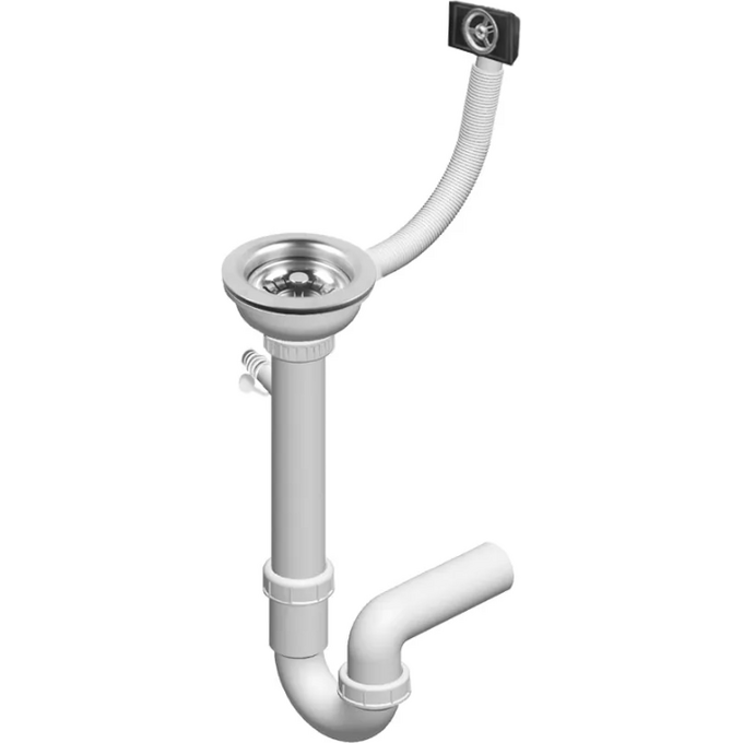 Кухонна мийка зі змішувачем Rea Nils Black ZLE-00100 (62x44 см, чорна, з дозатором та сифоном), Колір виробника: чорний, фото , изображение 9