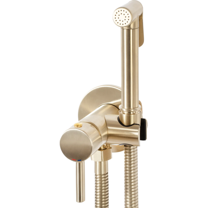 Гигиенический душ со смесителем Rea Loop REA-B6311 (золотой матовый), Цвет производителя: брашированное золото (матовое), фото 3