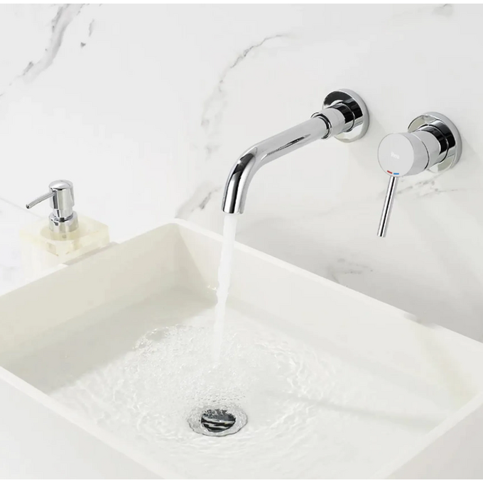 Змішувач прихованого монтажу для умивальника Rea Lungo Long Chrom REA-B0369 (довгий, внутрішня частина в комплекті), Колір виробника: хром, фото , изображение 4