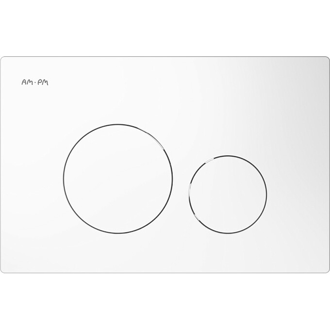 Клавиша смыва Am.Pm Pro L I049001 (белая, пневматическая), фото 