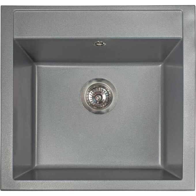 Miraggio Bodrum 0000002 Мийка для кухні врізна квадратна 50x49 см, сірий, Доступні розміри: 51 x 50, Колір виробника: сірий, фото 
