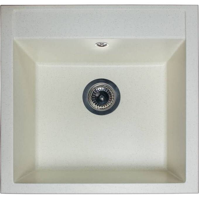 Miraggio Bodrum 0000003 Мийка для кухні врізна квадратна 50x49 см, жасмин, Доступні розміри: 51 x 50, Колір виробника: жасмин, фото 