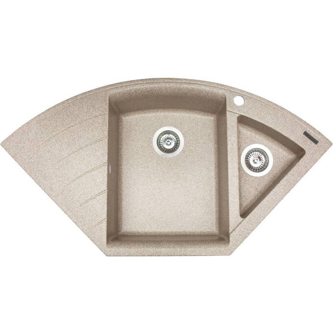 Miraggio Europe 0000017 Мойка для кухни врезная угловая 110x57 см, терра, Цвет производителя: терра, фото 