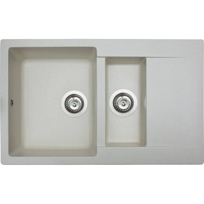 Miraggio Lapas 0000021 Мийка для кухні прямокутна врізна 78x48 см, жасмин, Колір виробника: жасмин, фото 