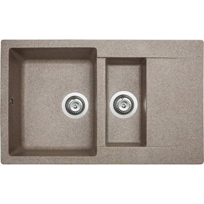 Miraggio Lapas 0000024 Мийка для кухні прямокутна врізна 78x48 см, терра, Колір виробника: тера, фото 