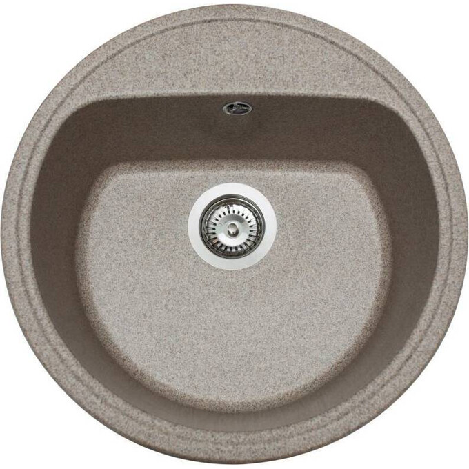 Miraggio Malibu 0000030 Мийка для кухні врізна кругла 51x51 см, терра, Колір виробника: тера, фото 