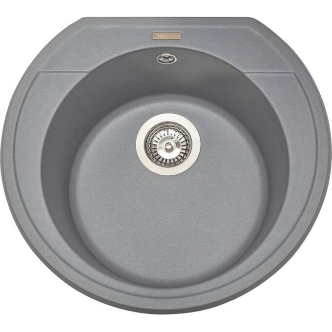 Miraggio Tuluza 0000046 Мийка для кухні врізна кругла 52x48 см, сірий, Колір виробника: сірий, фото 