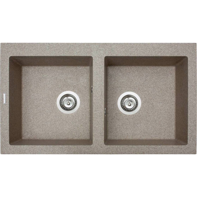 Miraggio Westeros 0000068 Мийка для кухні прямокутна врізна 87x50 см, терра, Колір виробника: тера, фото 