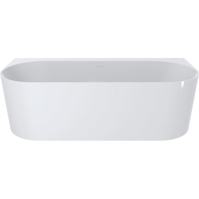 Мармурова ванна Miraggio Bali Miramarble 0000262 (170x75 см, пристінна), Технологія виробництва: Miramarble, Колір виробника: білий глянець, фото , изображение 7