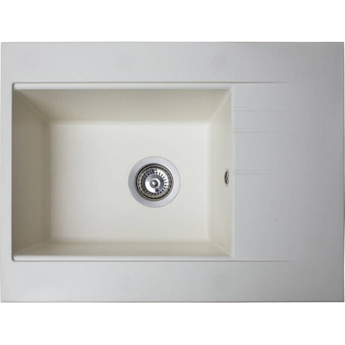 Miraggio Bodrum 0000012 Мийка для кухні прямокутна врізна 64x50 см, білий, Доступні розміри: 65 x 50, Колір виробника: білий, фото 