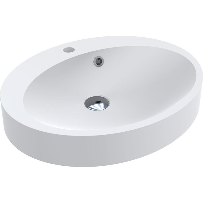 Раковина Miraggio Devon Mirasoft 0001078 (55x44 см, белая матовая), Технология производства: Mirasoft Technology, Цвет производителя: белый матовый, фото 