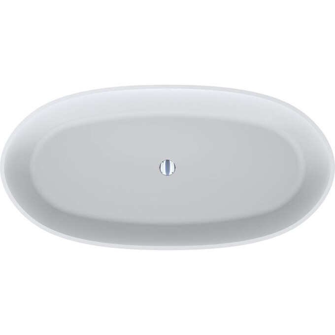 Каменная ванна Miraggio Estella Mirasoft 0001032 (167x83 см, белая матовая, отдельностоящая), Технология производства: Mirasoft Technology, Цвет производителя: белый матовый, фото 3