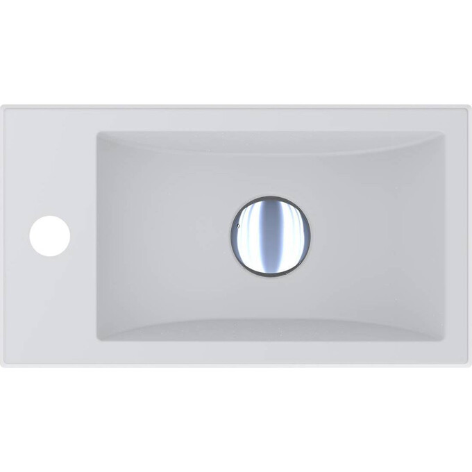 Умывальник Miraggio Faro R Mirasoft 0001083 (40.8x22.7 см, белый матовый), Доступные размеры: 41 x 23 R, Технология производства: Mirasoft Technology, Цвет производителя: белый матовый, фото 3