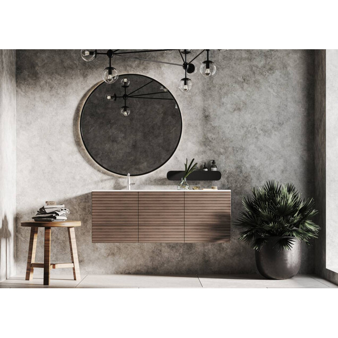 Умывальник-столешница Miraggio Jessel 1200 L Miramarble 0001057 (120x45 см, с крылом), Доступные размеры: 120 x 45 L, Технология производства: Miramarble, Цвет производителя: белый глянец, фото 2