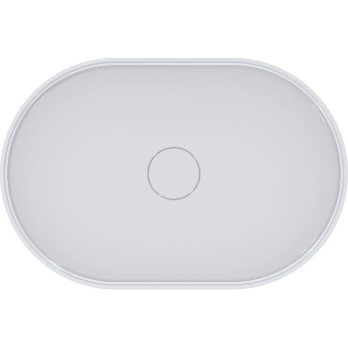 Раковина Miraggio Kira Miramarble 00001005 (60x40 см), Технологія виробництва: Miramarble, Колір виробника: білий глянець, фото , изображение 6