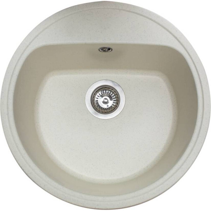 Miraggio Malibu 0000028 Мийка для кухні врізна кругла 51x51 см, жасмин, Колір виробника: жасмин, фото 