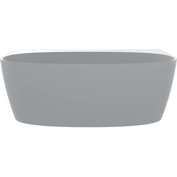 Мраморная ванна Miraggio Anna Miramarble Matt 0001611 (160x85 см, белая матовая, пристенная), Технология производства: Miramarble Matt, Цвет производителя: белый матовый, фото 3