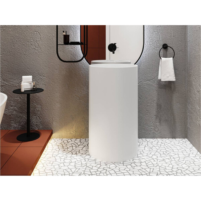 Умывальник Miraggio Cosmos Mirasoft 0001635 (53 см, белый матовый), фото 6