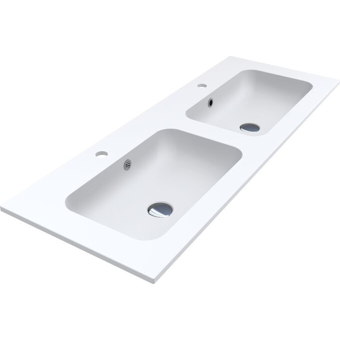 Miraggio Della 0000173 Умывальник врезной прямоугольный 120x45 см, белый матовый, Доступные размеры: 120 x 45 (2), Технология производства: Miramarble Matt, Цвет производителя: белый матовый, фото 