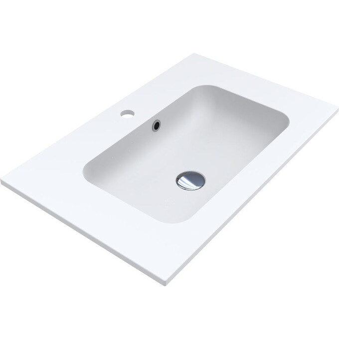 Miraggio Della 0000179 Умивальник прямокутний врізний 70x45 см, білий матовий, Доступні розміри: 70 x 45, Технологія виробництва: Miramarble Matt, Колір виробника: білий матовий, фото 