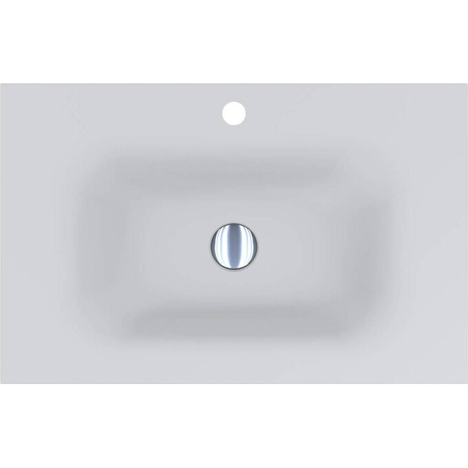 Умывальник Miraggio Jessel 700 Miramarble Matt 0000751 (70x45 см), Доступные размеры: 70 x 45, Технология производства: Miramarble Matt, Цвет производителя: белый матовый, фото 3