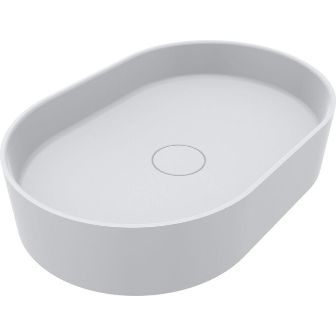 Раковина Miraggio Kira Mirasoft 0001051 (60x40 см, біла матова), Технологія виробництва: Mirasoft Technology, Колір виробника: білий матовий, фото 