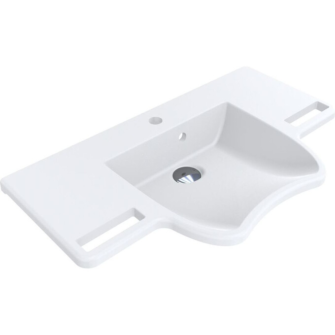 Miraggio Krakow 0000204 Умывальник прямоугольный 80x45 см, белый матовый, Технология производства: Miramarble Matt, Цвет производителя: белый матовый, фото 