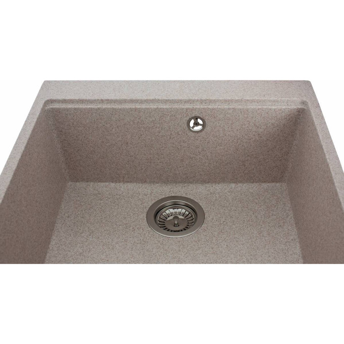 Мийка для кухні Miraggio Lagoon 540 sand 0001141 (54x51 см, пісочна, кварцова, з сифоном), Доступні розміри: 54 x 51, Колір виробника: пісочний, фото , изображение 6