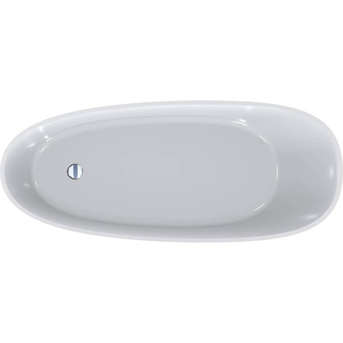 Мраморная ванна Miraggio Marina Miramarble 0002005 (174x72 см, отдельностоящая), Технология производства: Miramarble, Цвет производителя: белый глянец, фото 4