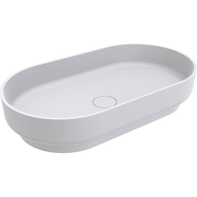 Умивальник Miraggio Marta 750 Mirasoft 0001106 (75x42 см, білий матовий), Доступні розміри: 75 x 42, Технологія виробництва: Mirasoft Technology, Колір виробника: білий матовий, фото 