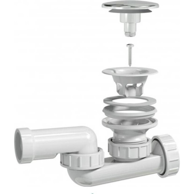 Сифон для ванни Miraggio 3212007 (з ревізією), фото 