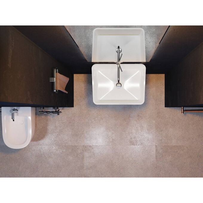 Умывальник Miraggio Sunny Miramarble 0001249 (60x45 см), Технология производства: Miramarble, Цвет производителя: белый глянец, фото 4