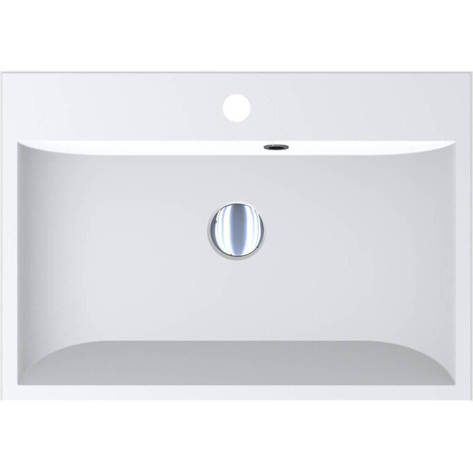 Умывальник Miraggio Varna 600 Mirasoft 0001025 (59.7x41.8 см, белый матовый), Доступные размеры: 60 x 42, Технология производства: Mirasoft Technology, Цвет производителя: белый матовый, фото 3