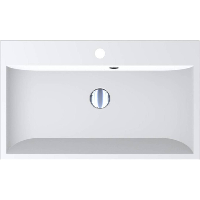 Умивальник Miraggio Varna 700 Mirasoft 0001026 (69.4x41.6 см, білий матовий), Доступні розміри: 69 x 42, Технологія виробництва: Mirasoft Technology, Колір виробника: білий матовий, фото , изображение 3