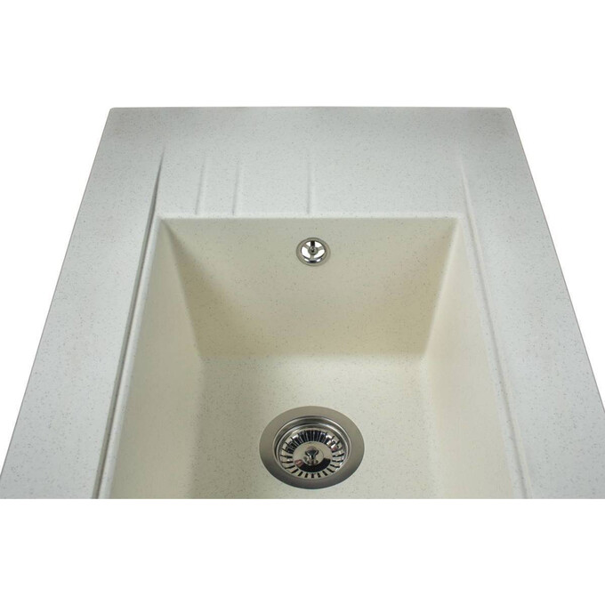 Miraggio Bodrum 0000009 Мийка для кухні врізна прямокутна 64x50 см, жасмин, Доступні розміри: 65 x 50, Колір виробника: жасмин, фото , изображение 3