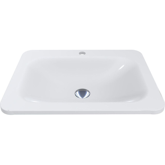 Miraggio California 0000158 Умивальник прямокутний врізний 61x45 см, білий глянець, Технологія виробництва: Miramarble, Колір виробника: білий глянець, фото , изображение 6