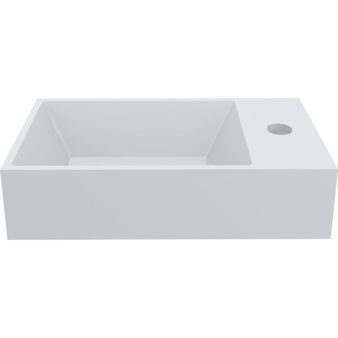 Miraggio Copper 0000162 Умивальник прямокутний накладний 40x22 см, білий глянець, Доступні розміри: 41 x 22, Технологія виробництва: Miramarble, Колір виробника: білий глянець, фото , изображение 6