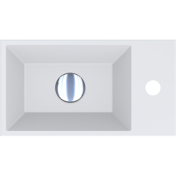 Miraggio Copper 0000163 Умивальник прямокутний накладний 40x22 см, білий матовий, Доступні розміри: 41 x 22, Технологія виробництва: Miramarble Matt, Колір виробника: білий матовий, фото , изображение 3