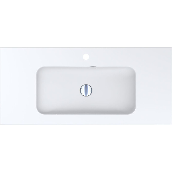 Miraggio Della 0000167 Умивальник прямокутний врізний 100x45 см, білий матовий, Доступні розміри: 100 x 45, Технологія виробництва: Miramarble Matt, Колір виробника: білий матовий, фото , изображение 3