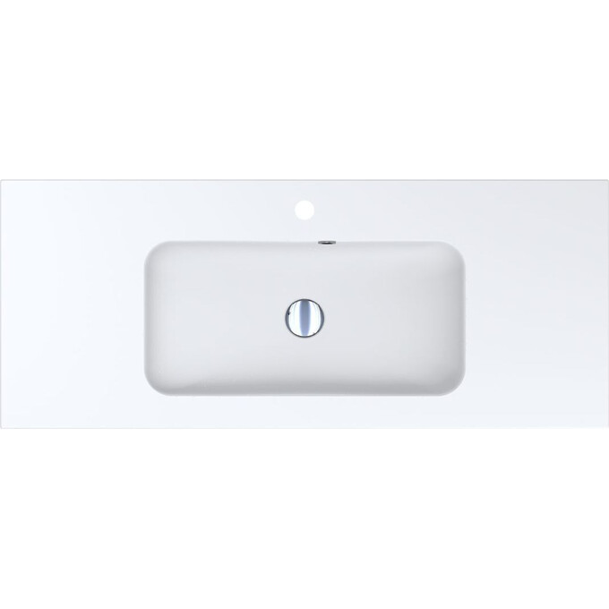 Miraggio Della 0000171 Умывальник врезной прямоугольный 110x45 см, белый матовый, Доступные размеры: 110 x 45, Технология производства: Miramarble Matt, Цвет производителя: белый матовый, фото 3