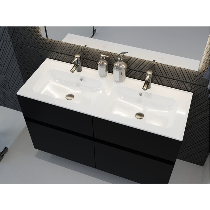 Miraggio Della 0000172 Умивальник прямокутний врізний 120x45 см, білий глянець, Доступні розміри: 120 x 45 (2), Технологія виробництва: Miramarble, Колір виробника: білий глянець, фото , изображение 4