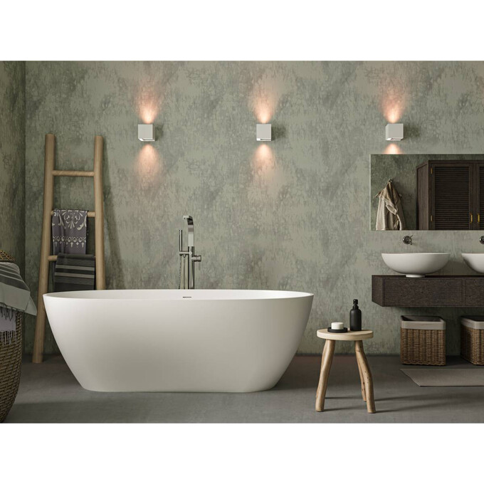 Miraggio Estella 0000267 Ванна окремо овальна 167x83 см, білий глянець, Технологія виробництва: Miramarble, Колір виробника: білий глянець, фото , изображение 3