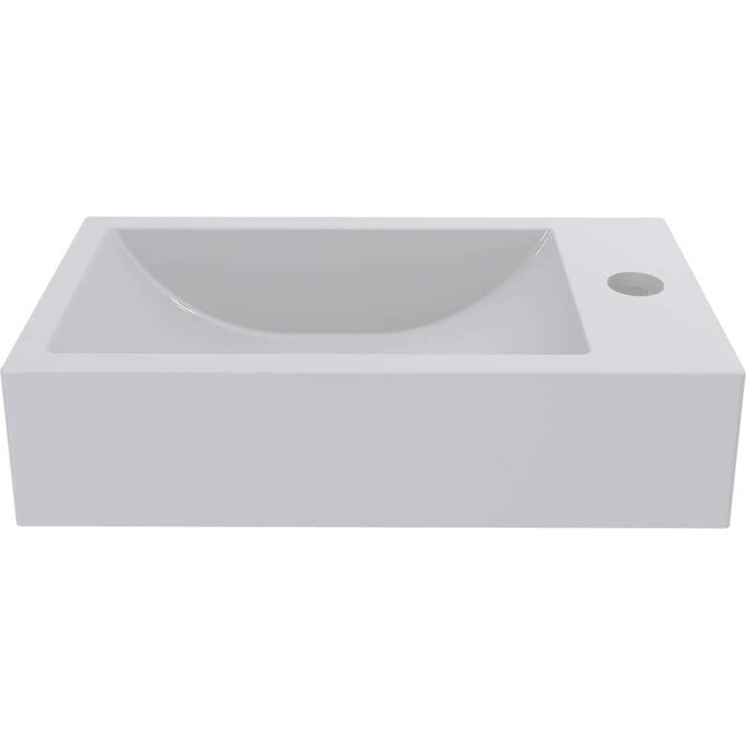 Miraggio Faro L 0000192 Умивальник прямокутний накладний 40x22 см, білий глянець, Доступні розміри: 41 x 23 L, Технологія виробництва: Miramarble, Колір виробника: білий глянець, фото , изображение 7