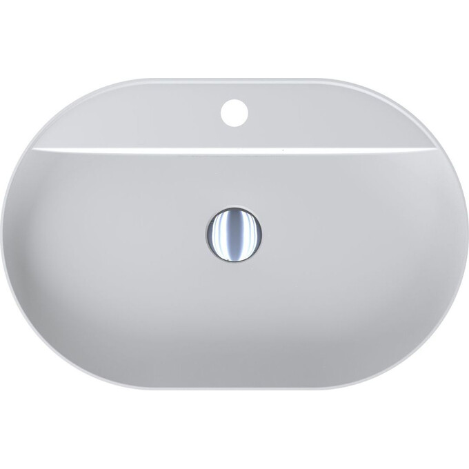 Miraggio France 0000200 Умывальник накладной овальный 60x40 см, белый матовый, Технология производства: Miramarble Matt, Цвет производителя: белый матовый, фото 3