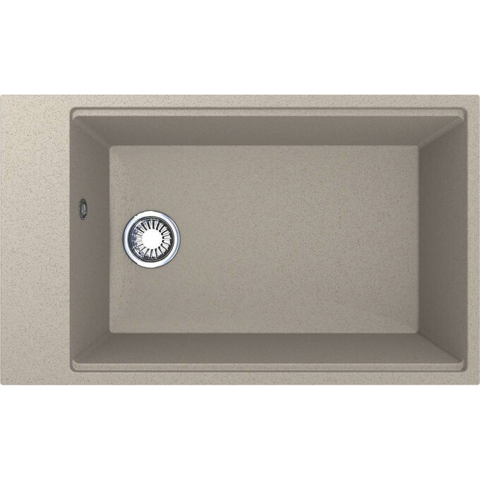 Миття для кухні Miraggio Lagoon 760 sand 0002088 (76.1x46.1 см, пісочне, кварцове, з сифоном), Доступні розміри: 76 x 46, Колір виробника: пісочний, фото 