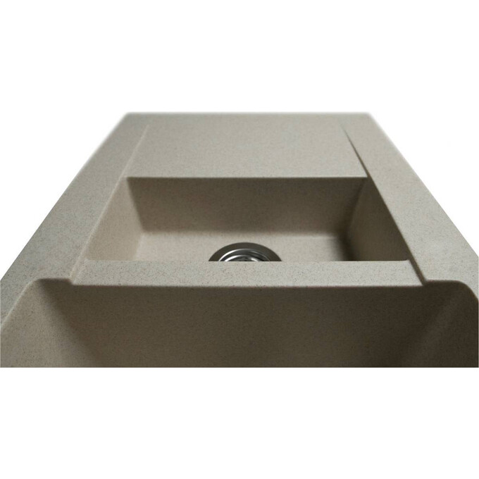 Miraggio Lapas 0000022 Мийка для кухні прямокутна врізна 78x48 см, пісочний, Колір виробника: пісочний, фото , изображение 5